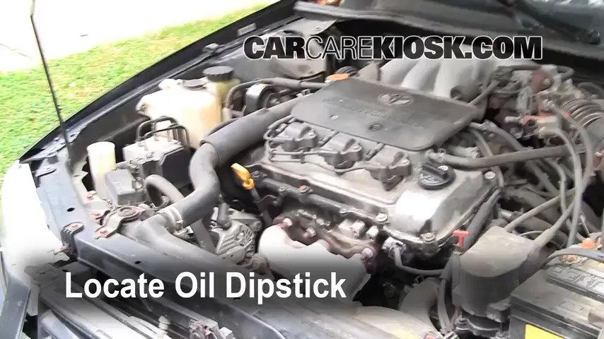 1997 Toyota Camry XLE 3.0L V6 Aceite Controlar nivel de aceite